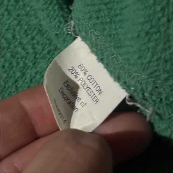 Vintage Chicago Blackhawks St. Patrick’s day Kelly green shamrock hoodie XXL - Picture 9 of 13